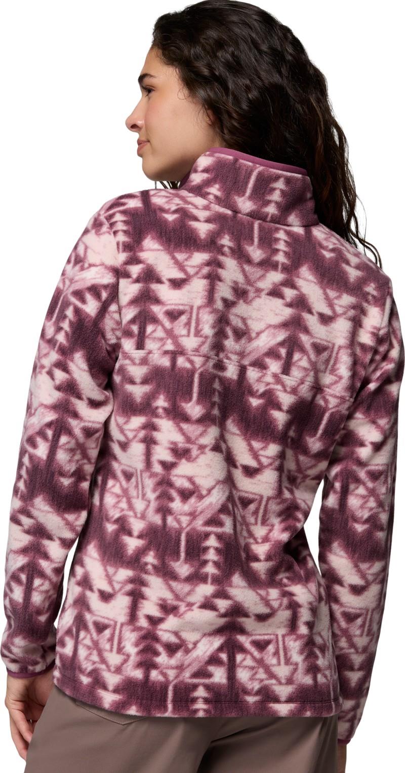 Benton Springs Printed Half-Snap - Womens - antique mauve / sketchup 1