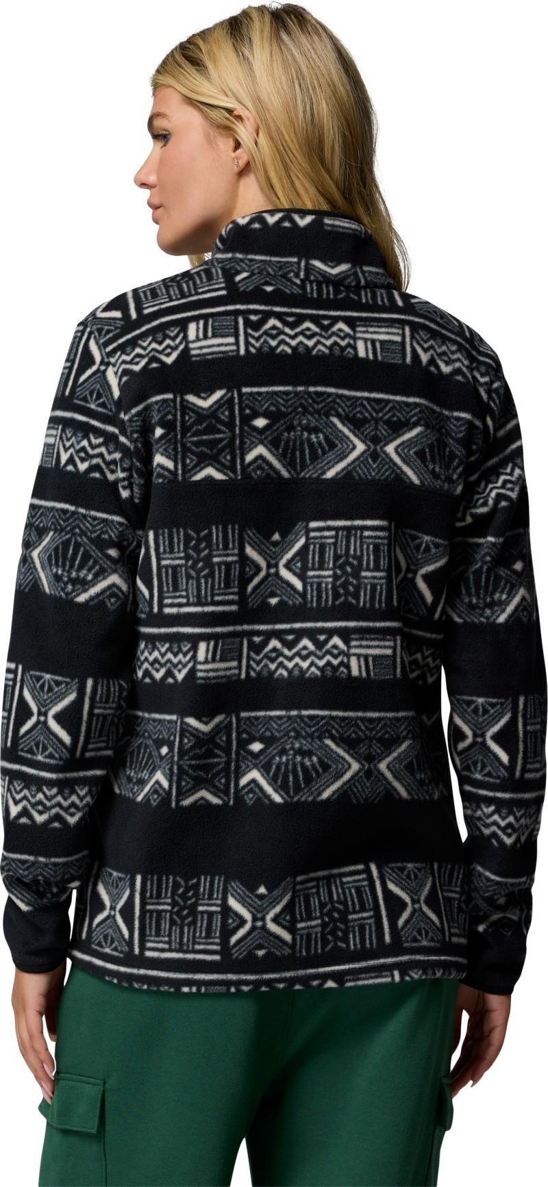 Benton Springs Printed Half-Snap - Womens - black deschutes days 1