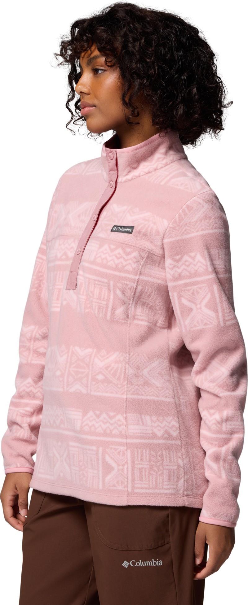 Benton Springs Printed Half-Snap - Womens - eraser pink deschutes days 1