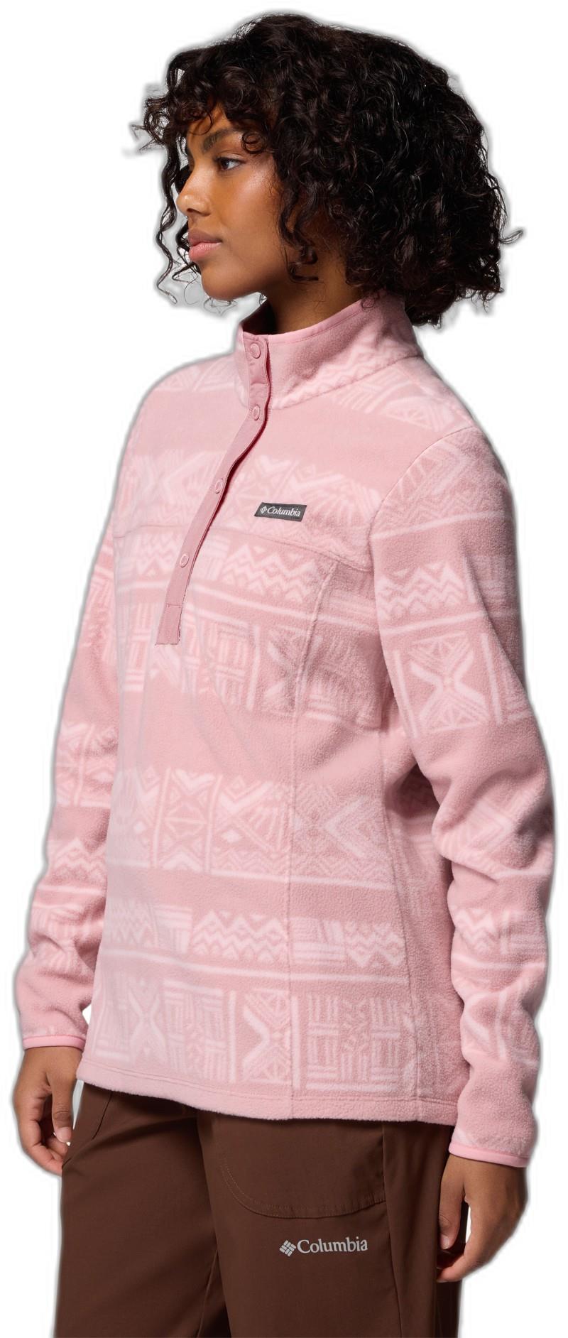 Benton Springs Printed Half-Snap - Womens - eraser pink deschutes days 1
