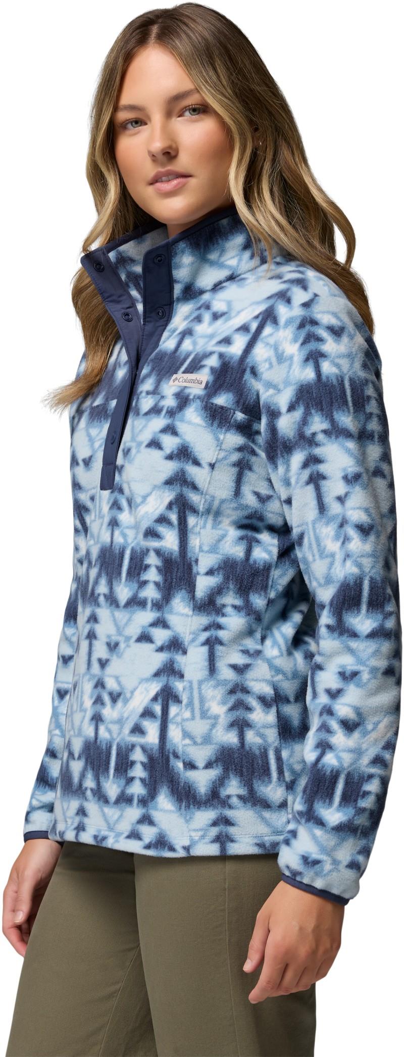 Benton Springs Printed Half-Snap - Womens - rainy day / sketchup 1