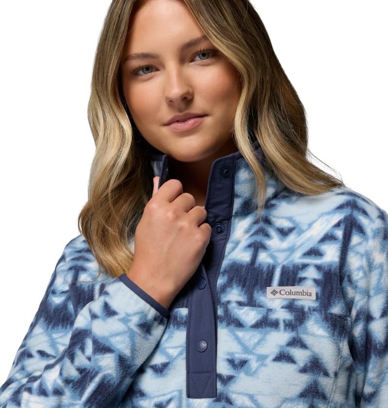 Benton Springs Printed Half-Snap - Womens - rainy day / sketchup 1