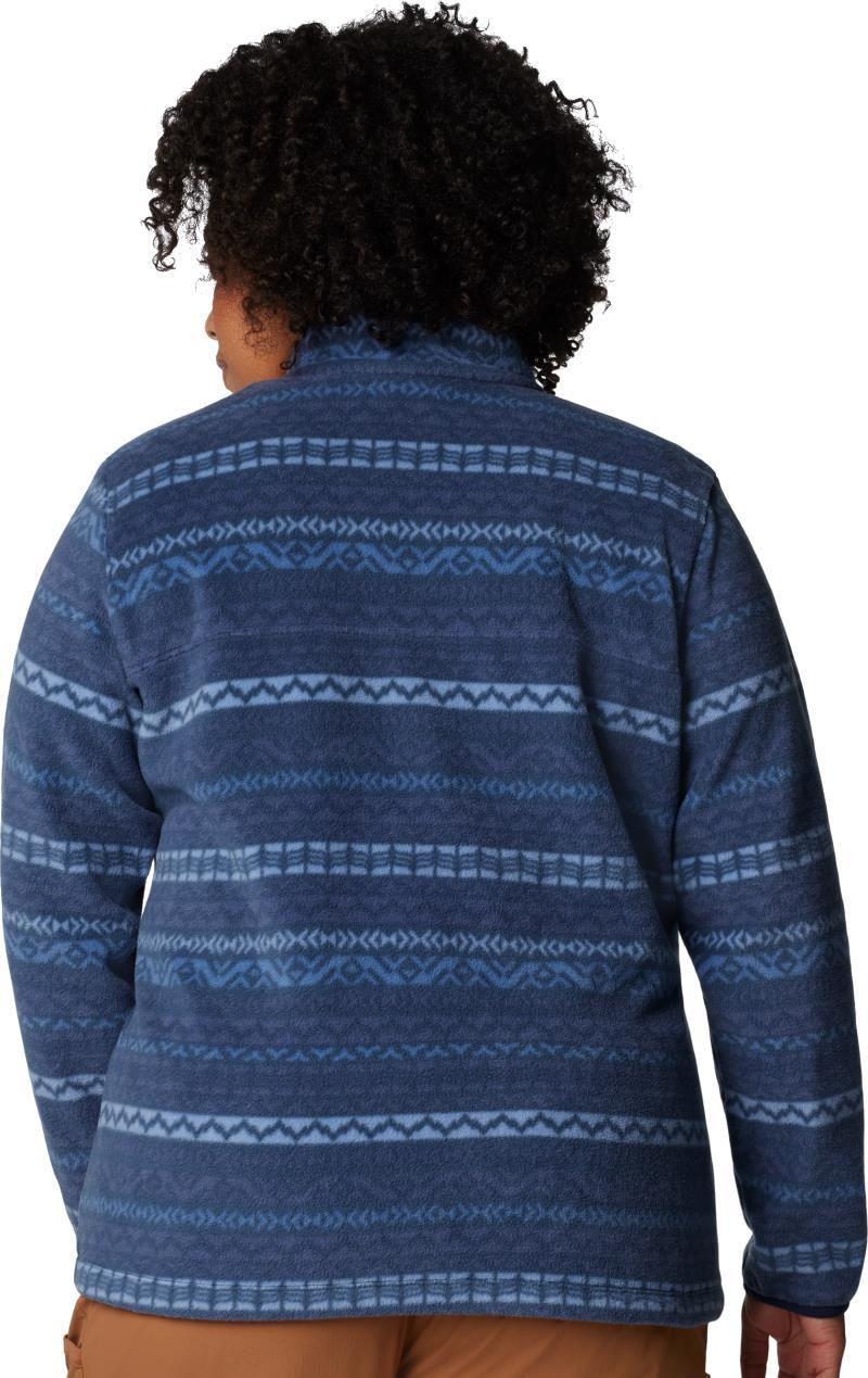 Benton Springs Printed Half Snap, Extended - Womens - Collegiate Navy Madras 3