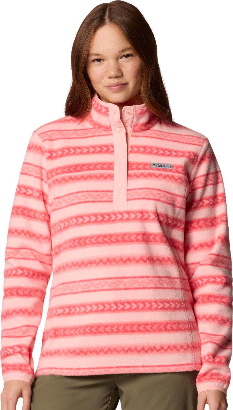Benton Springs Printed Half Snap, Extended - Womens - pink sand beached 1
