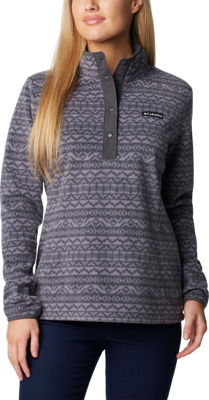 Benton Springs Printed Half Snap - Womens - Shark Madras Tonal 1