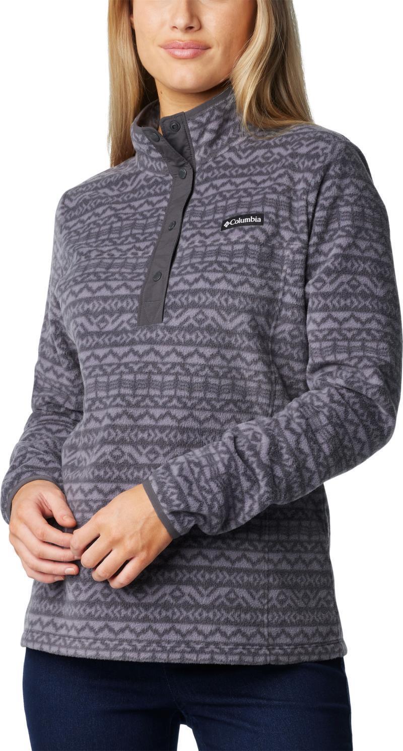 Benton Springs Printed Half Snap - Womens - Shark Madras Tonal 3