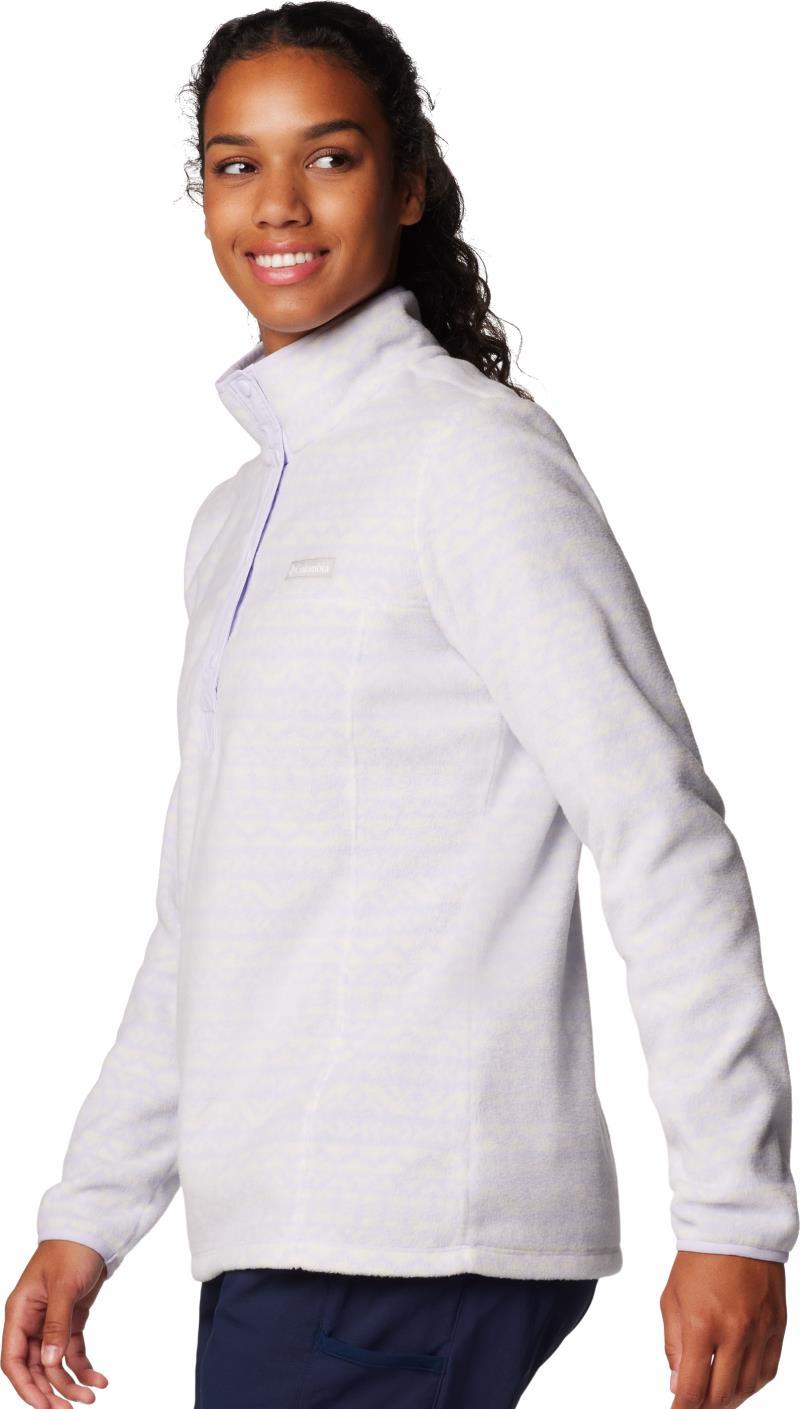 Benton Springs Printed Half Snap - Womens - Snowdrift Madras Tonal 2