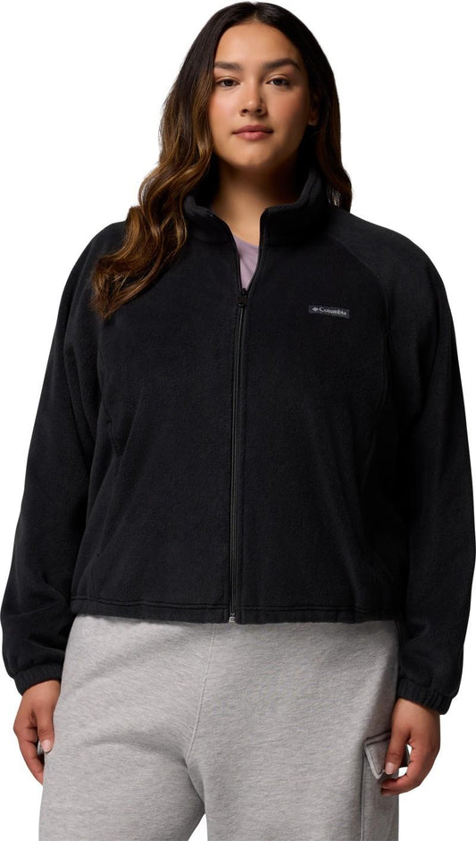 Benton Springs Relaxed Full-Zip, Extended - Womens - black 1