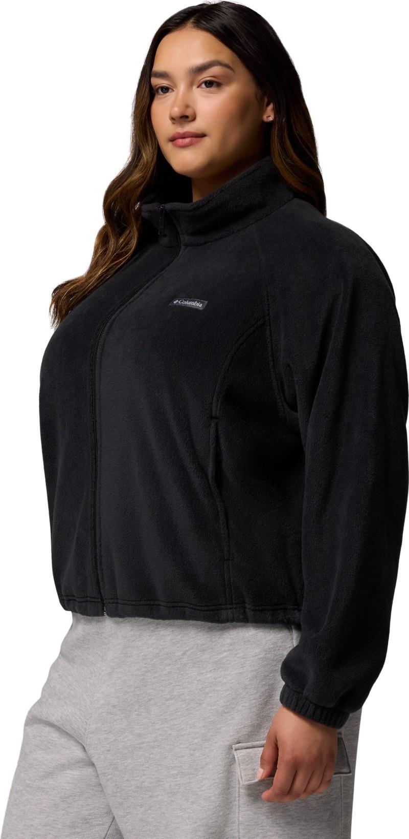 Benton Springs Relaxed Full-Zip, Extended - Womens - black 1