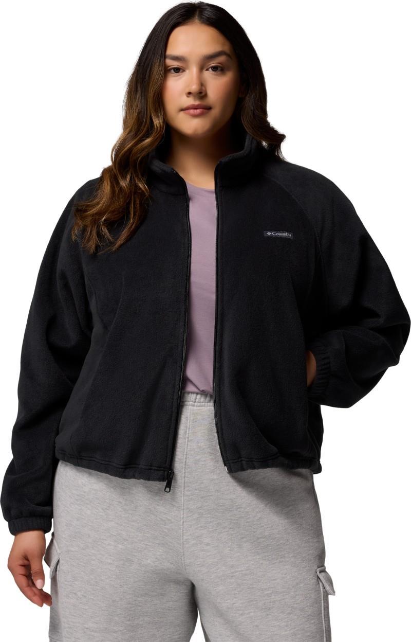 Benton Springs Relaxed Full-Zip, Extended - Womens - black 1