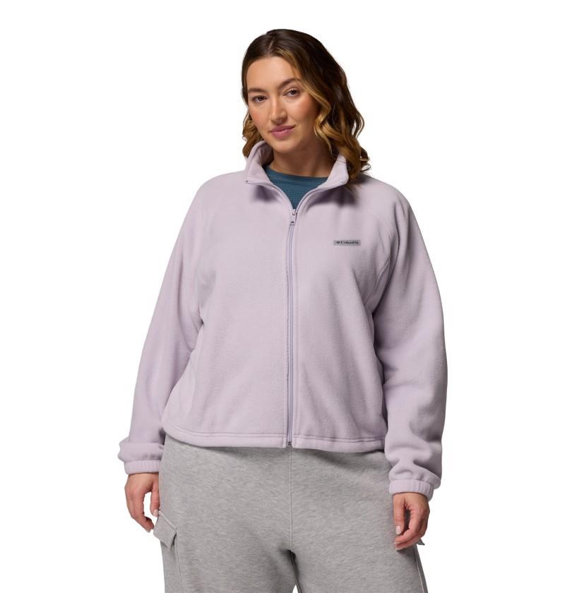 Benton Springs Relaxed Full-Zip, Extended - Womens - lavender pearl 1