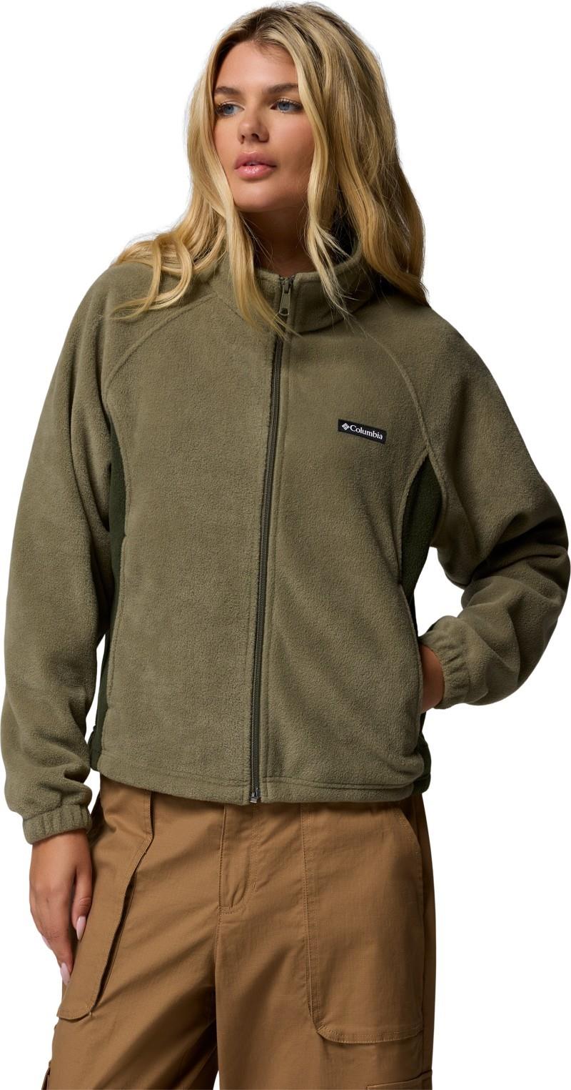 Benton Springs Relaxed Full-Zip - Womens - stone green 1