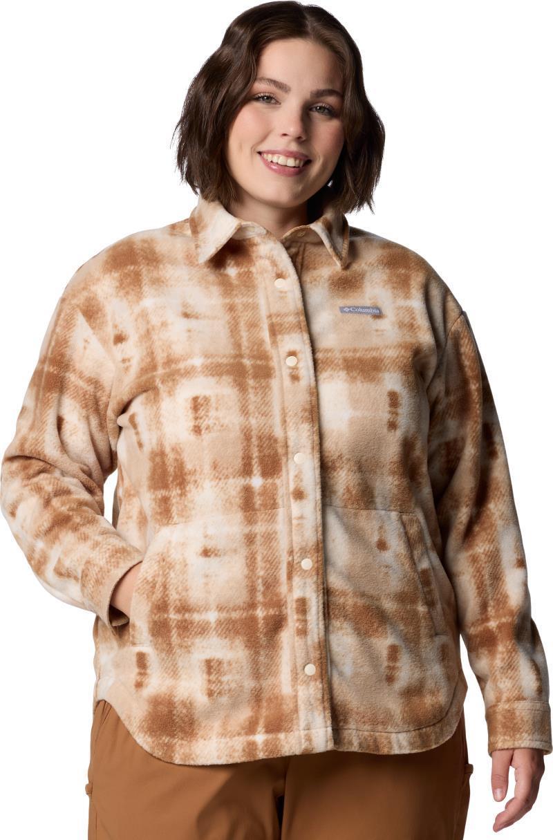 Benton Springs Shirt Jacket II, Extended - Womens - Camel Brown Omblur 1