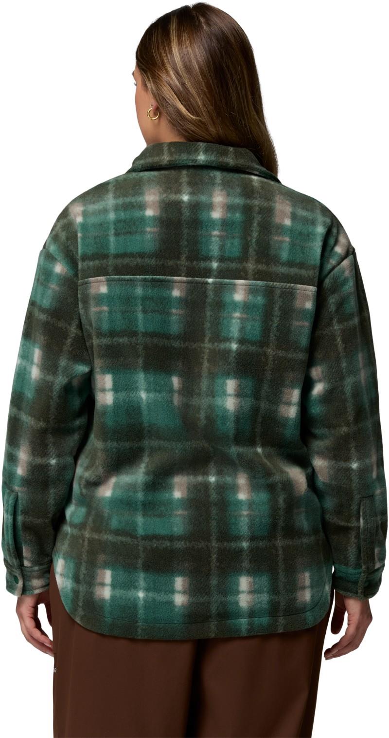 Benton Springs Shirt Jacket II, Extended - Womens - rain forest omblur 1