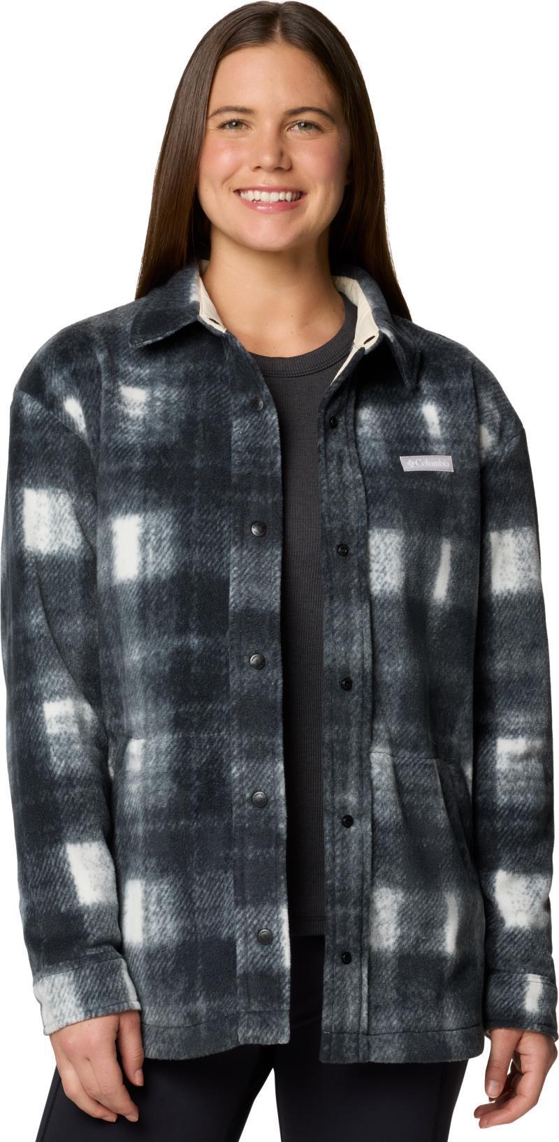 Benton Springs Shirt Jacket II - Womens - Chalk Omblur Tonal 1