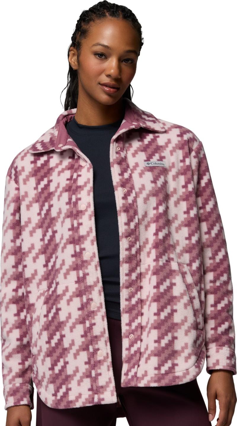 Benton Springs Shirt Jacket II - Womens - mineral pink / twills 1