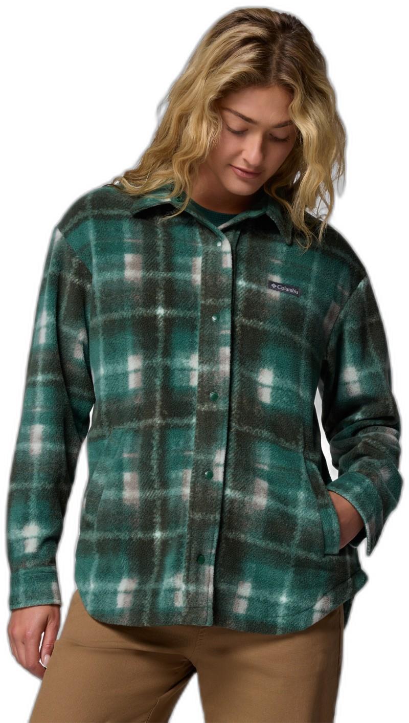 Benton Springs Shirt Jacket II - Womens - rain forest omblur 1