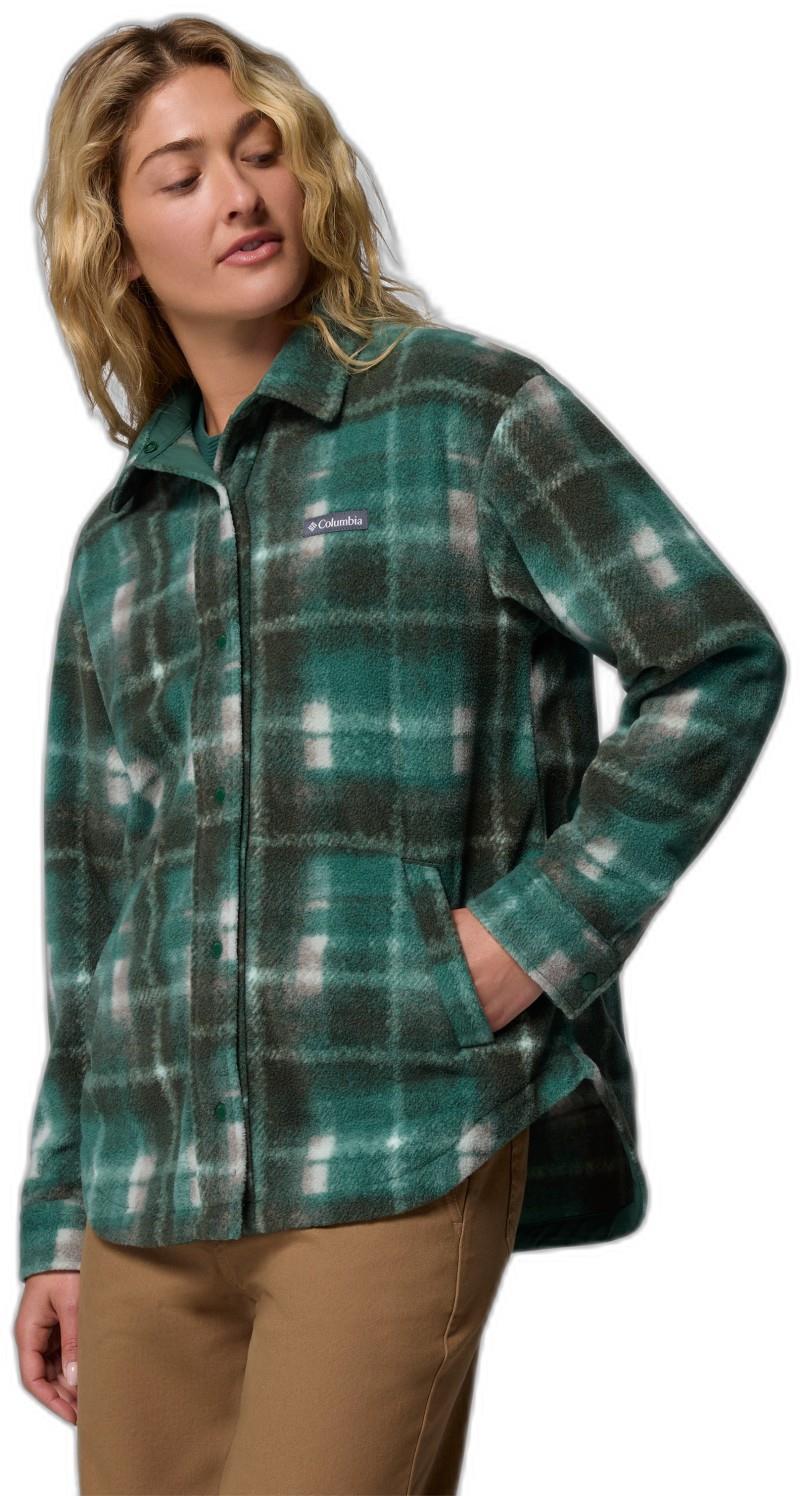 Benton Springs Shirt Jacket II - Womens - rain forest omblur 1