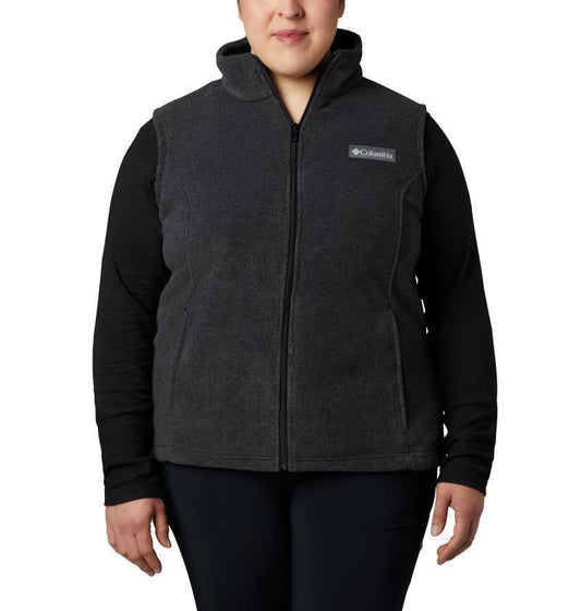 Benton Springs Vest, Extended - Womens - Charcoal Heather 1
