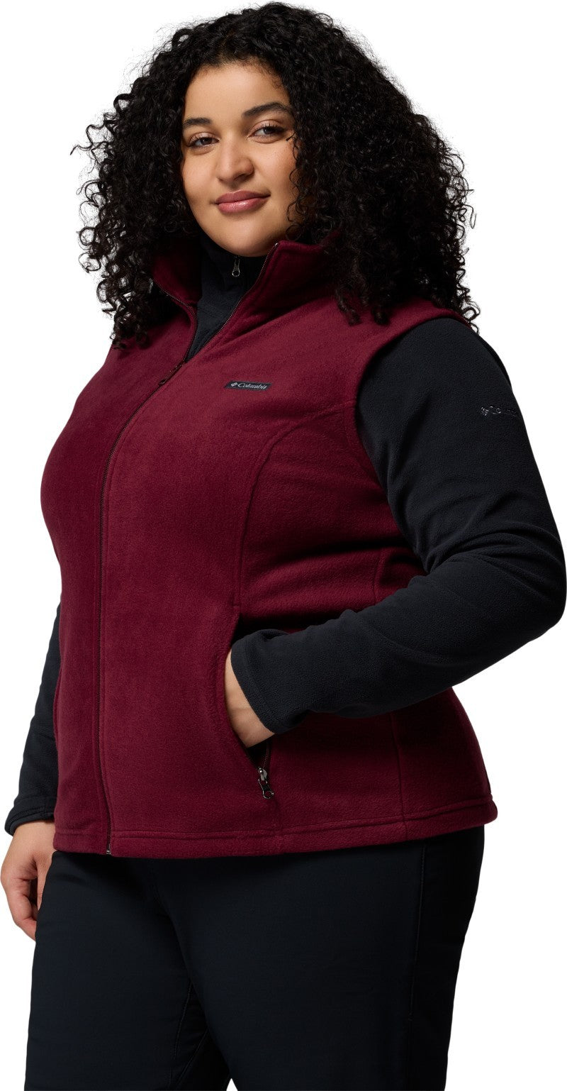 Benton Springs Vest, Extended - Womens - rich wine 1