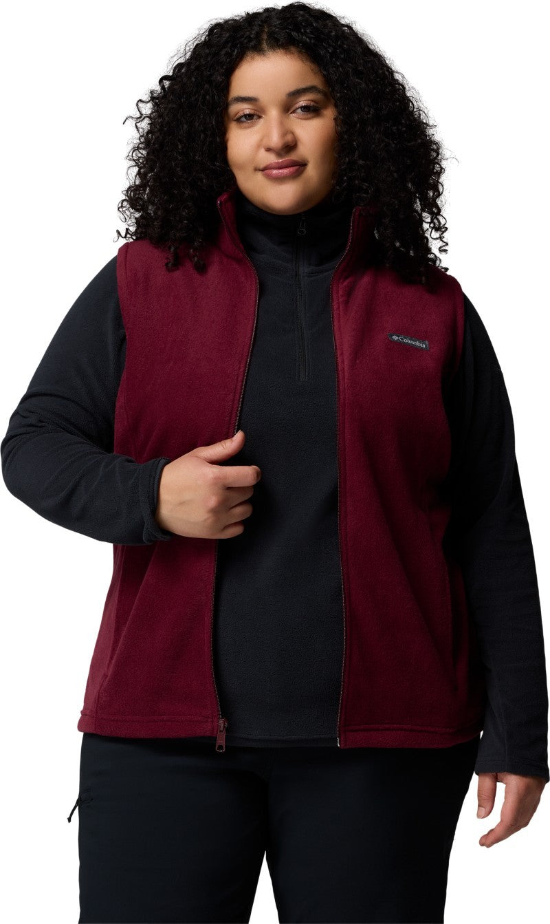 Benton Springs Vest, Extended - Womens - rich wine 1