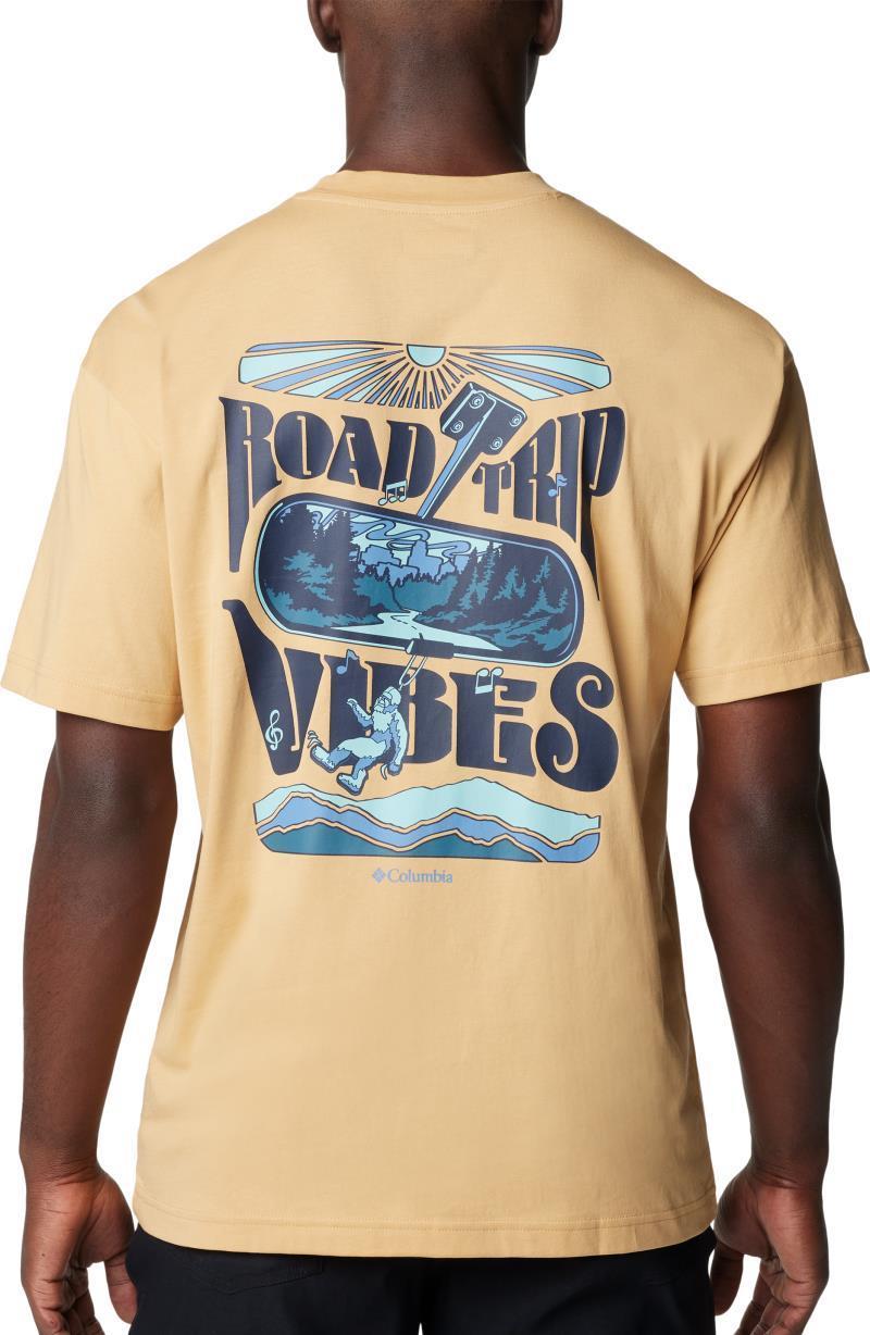 Black Butte Graphic Tee - Mens - Light Camel / Road Trip Vibes 4