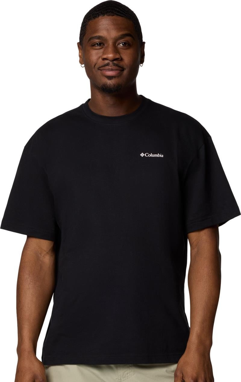 Black Butte Graphic Tee - Mens - black / linear view 1