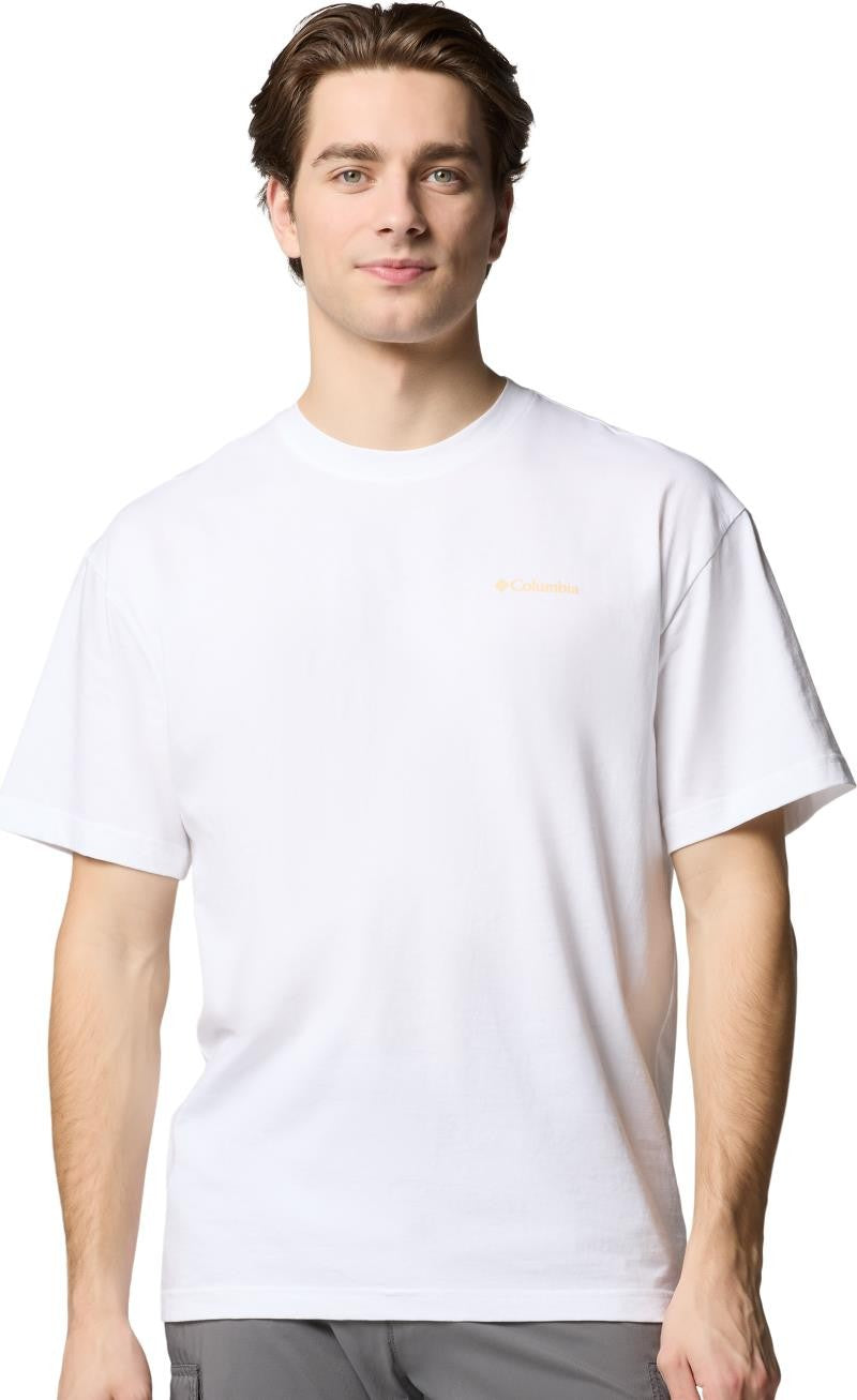 Black Butte Graphic Tee - Mens - white / linear view 1