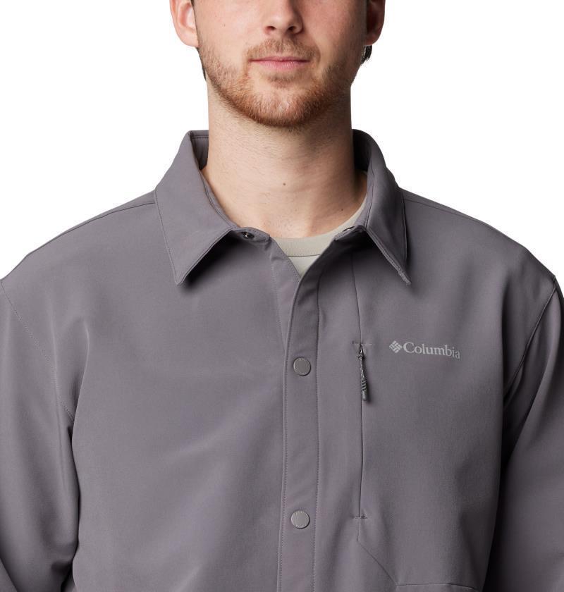 Black Mesa Shirt Jacket - Mens - City Grey 6