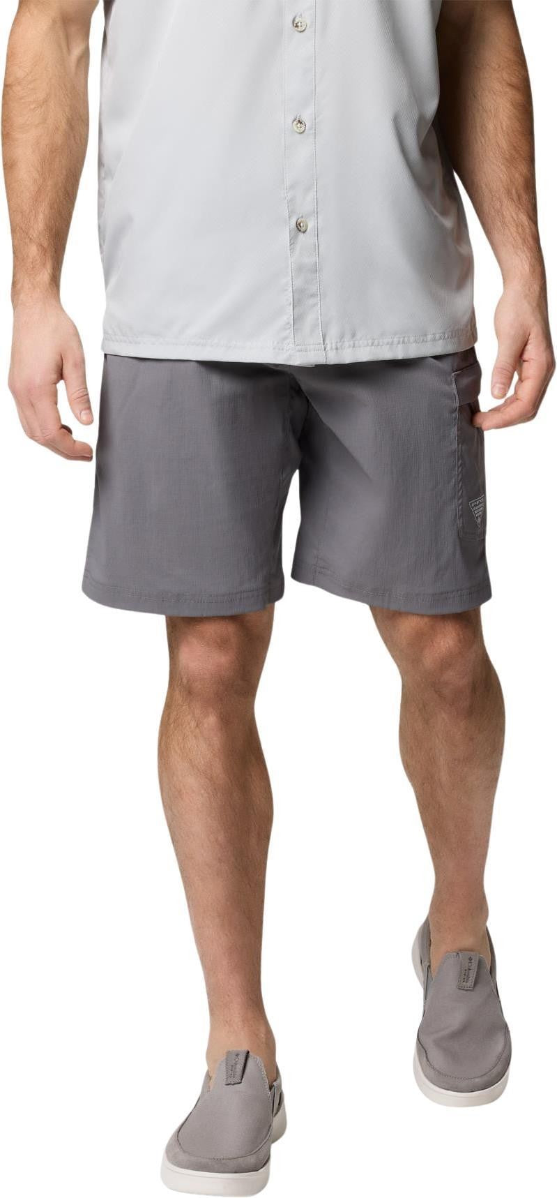 Blood And Guts II Stretch Shorts, 8" Inseam - Mens - city grey 1