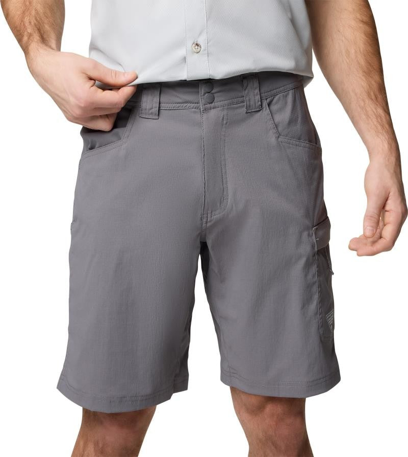 Blood And Guts II Stretch Shorts, 8" Inseam - Mens - city grey 1