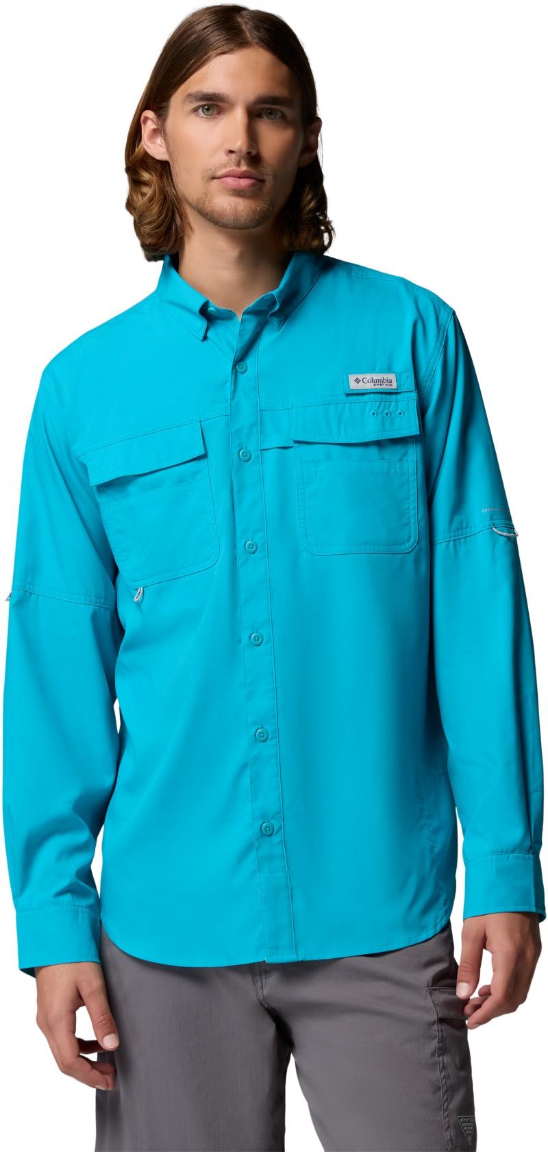 Blood And Guts V LS Shirt - Mens - ocean teal 1