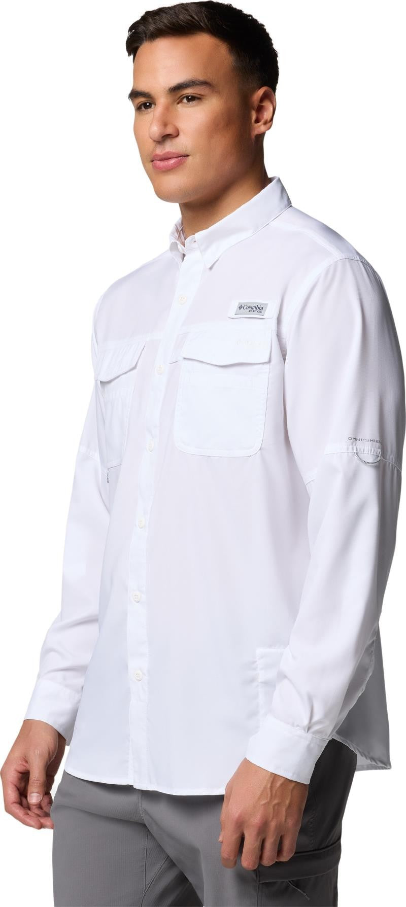 Blood And Guts V LS Shirt - Mens - white 1