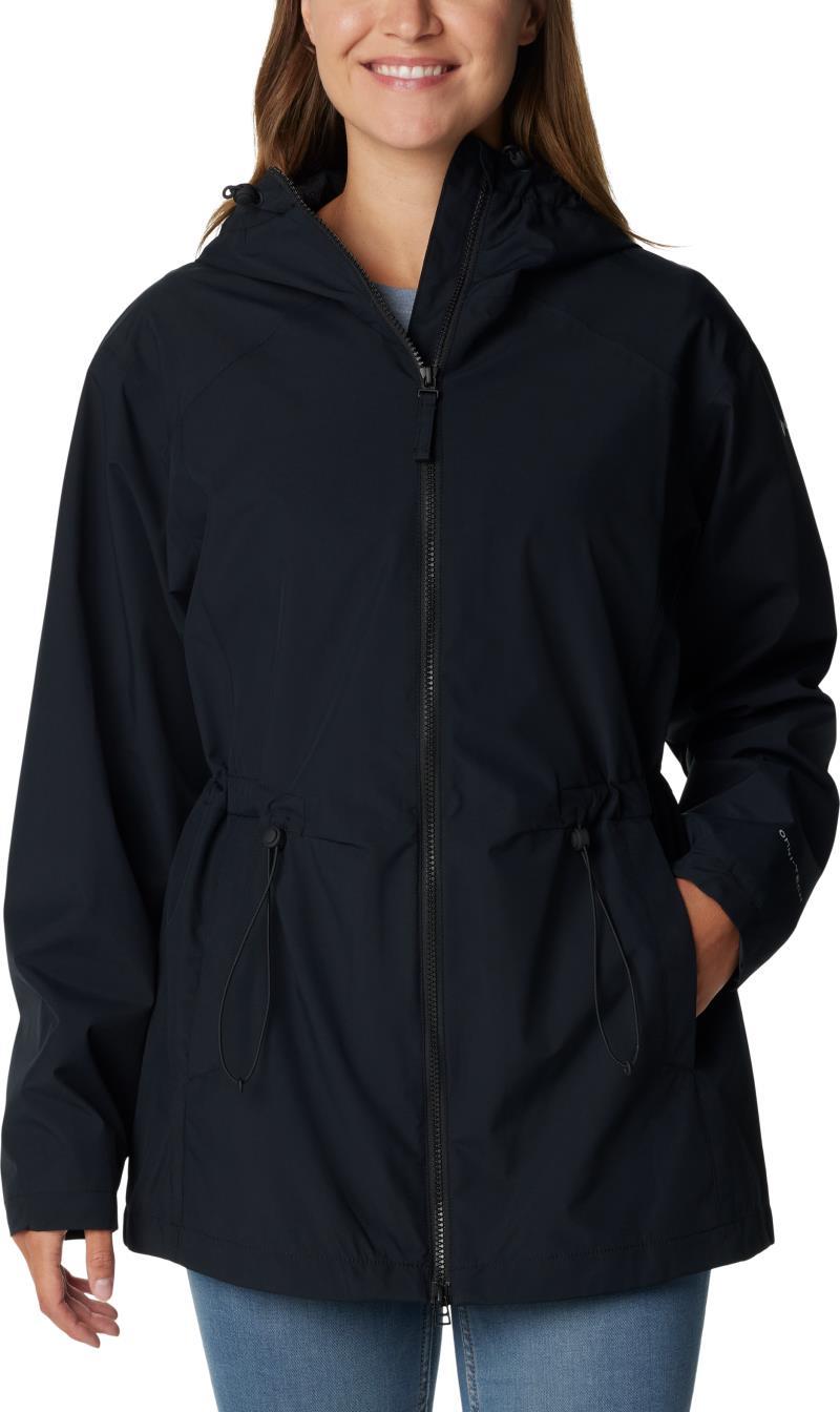 Blossom Park Rain Jacket, Extended - Womens - black 1