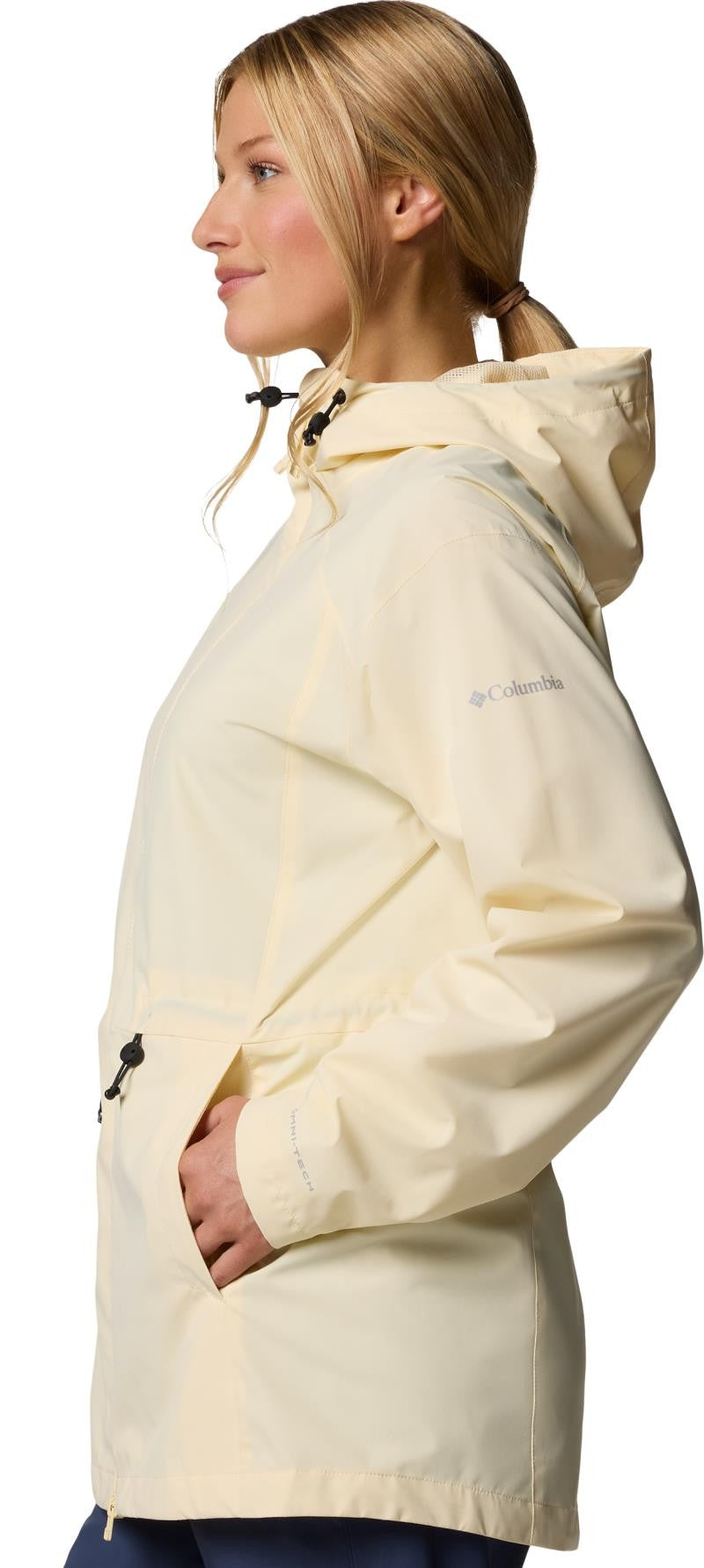 Blossom Park Rain Jacket, Extended - Womens - lemon wash 1