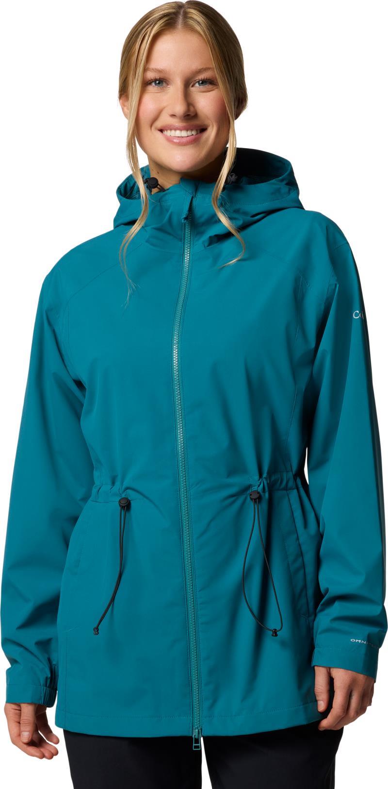 Blossom Park Rain Jacket, Extended - Womens - river blue 1