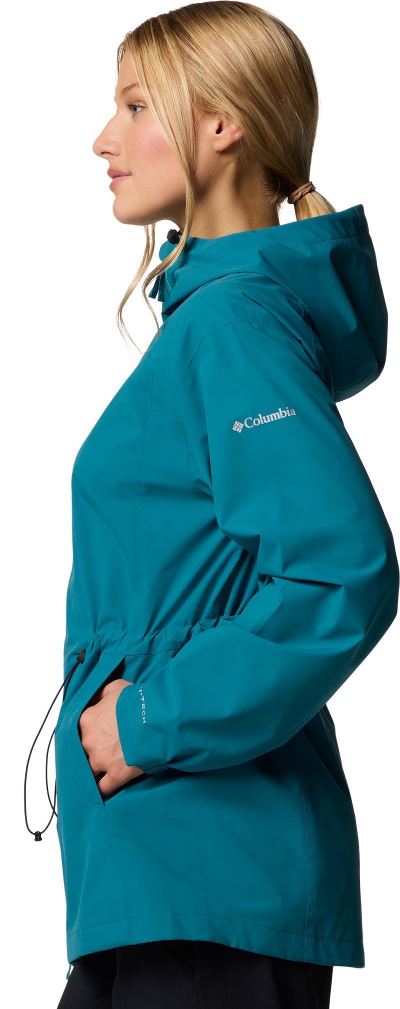 Blossom Park Rain Jacket - Womens - river blue 1