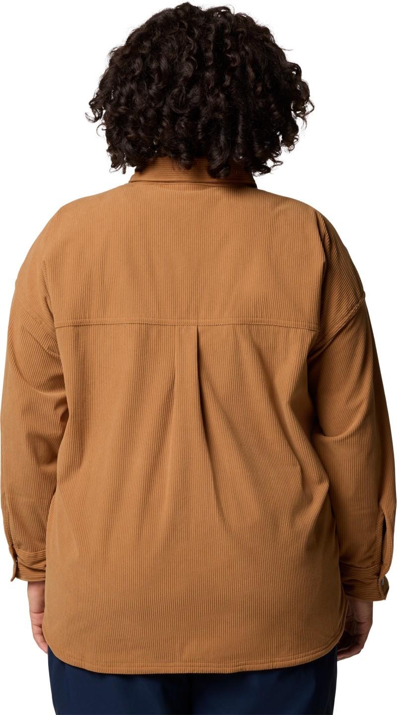 Blue Point Creek Corduroy Shirt Jacket, Extended - Womens - camel brown 1