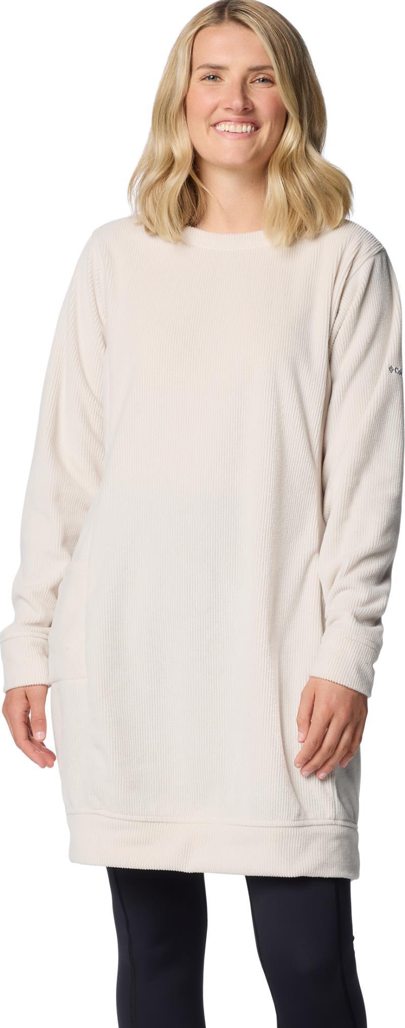 Blue Point Creek Fleece Dress - Dark Stone 1