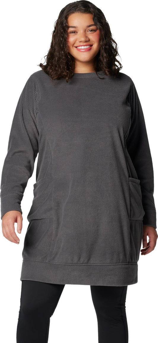 Blue Point Creek Fleece Dress, Extended - Womens - Shark 1