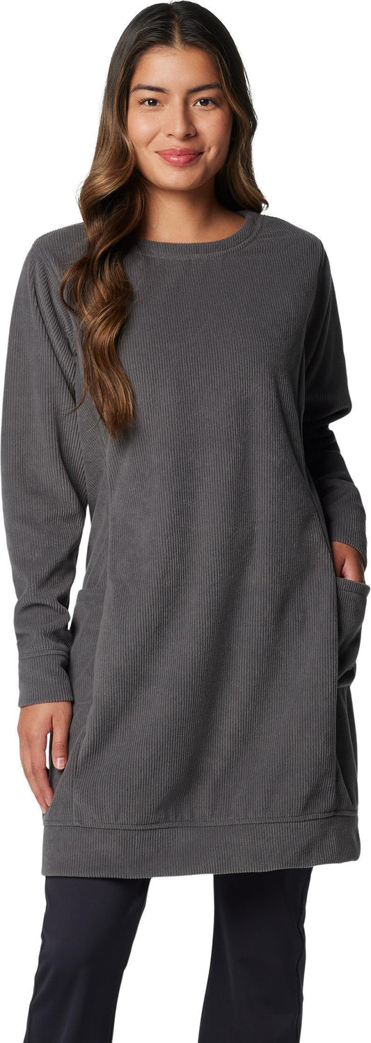 Blue Point Creek Fleece Dress - Shark 1