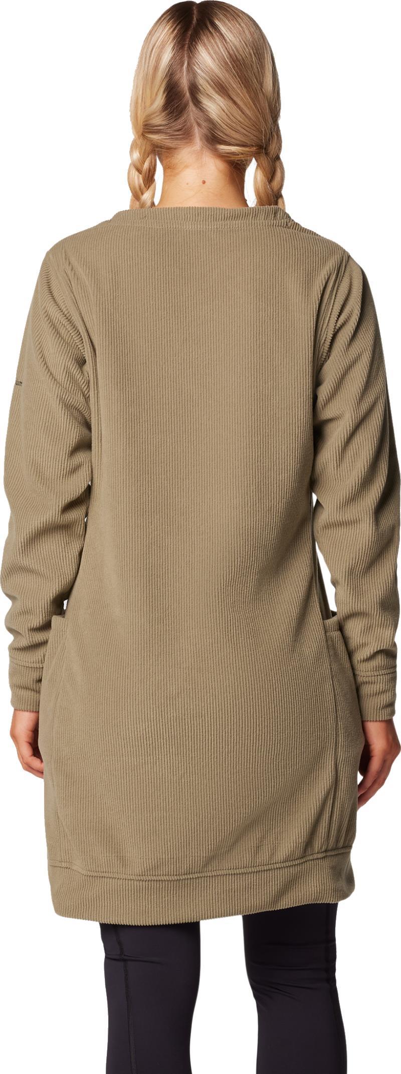 Blue Point Creek Fleece Dress - Stone Green 4
