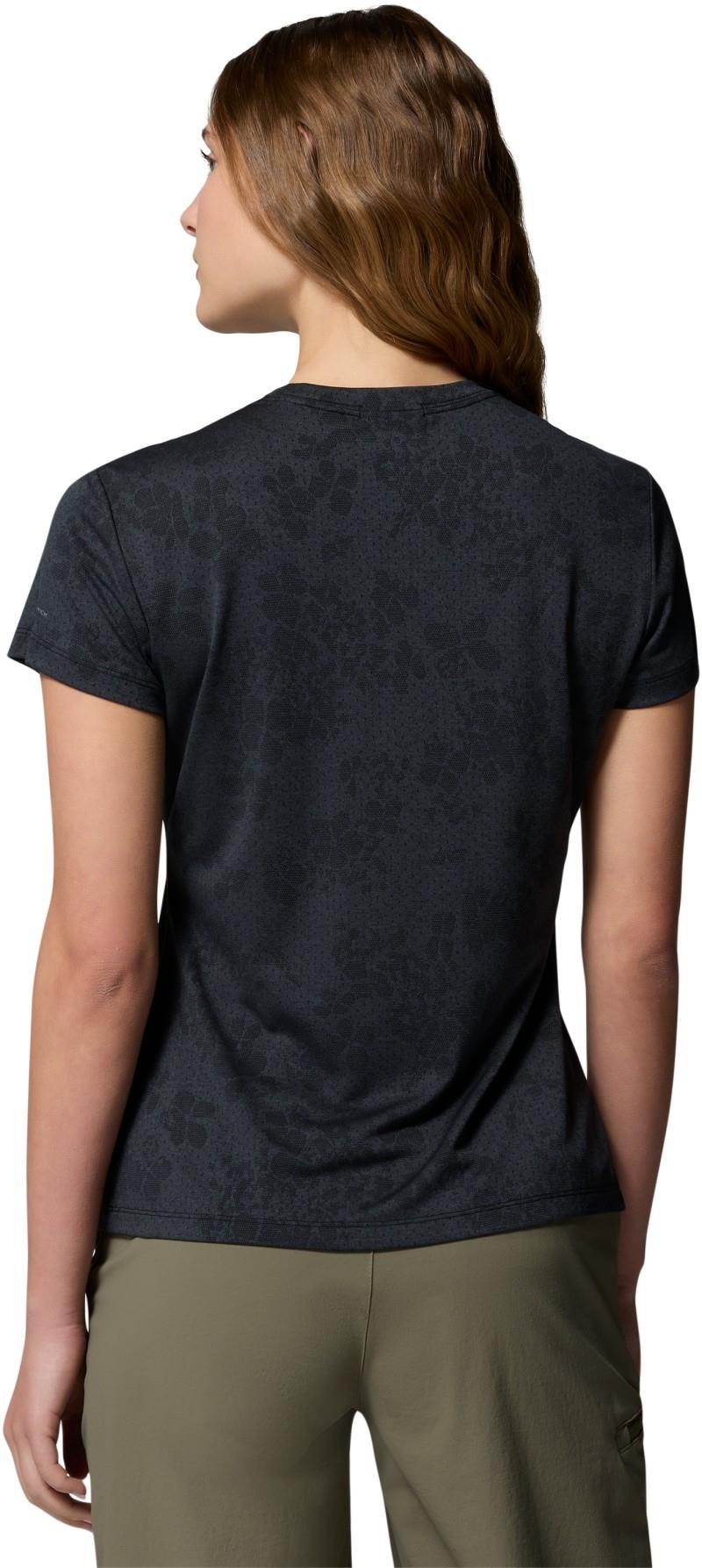 Bluebird Canyon II SS Crew - Womens - black / florage jacquard 1