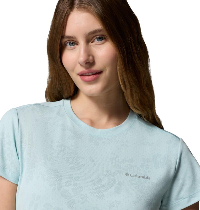 Bluebird Canyon II SS Crew - Womens - marine light / florage jacquard 1