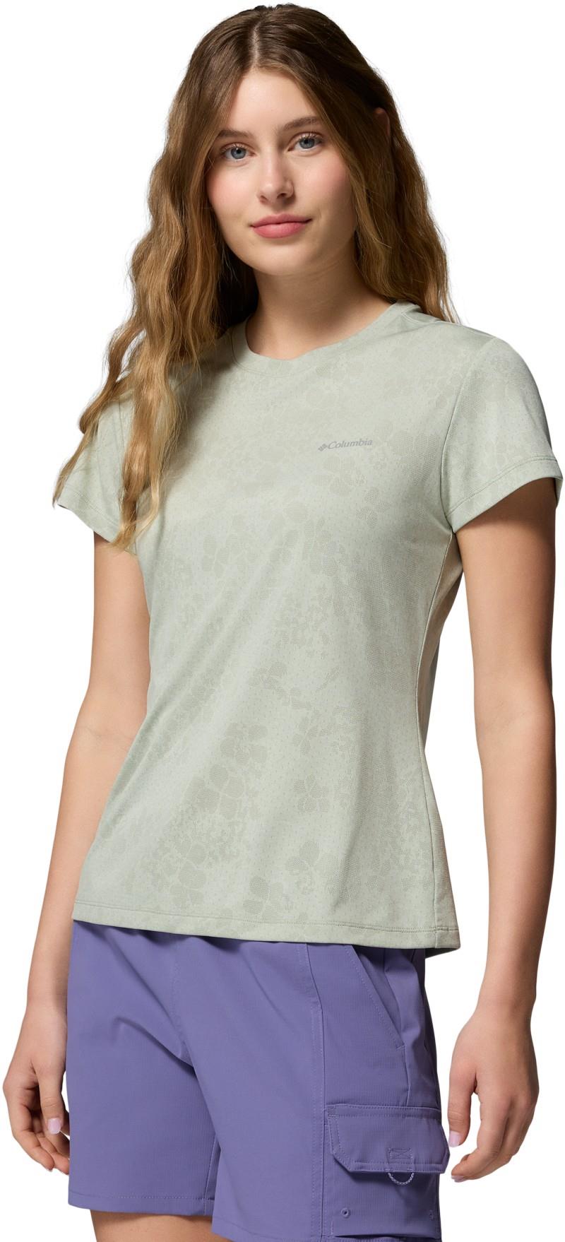Bluebird Canyon II SS Crew - Womens - safari / florage jacquard 1