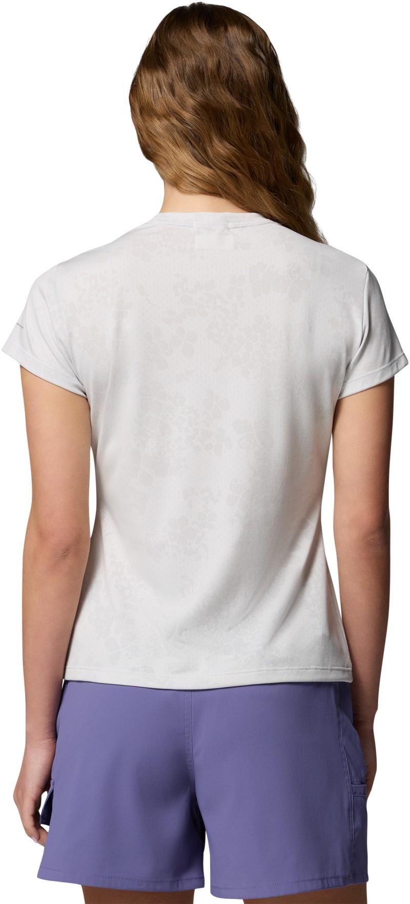 Bluebird Canyon II SS Crew - Womens - white / florage jacquard 1