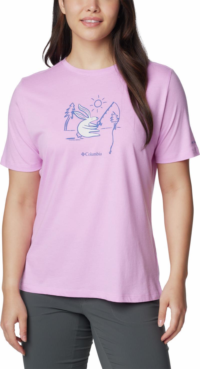 Bluebird Day Relaxed Crew Neck - Womens - Cosmos Heather / Hoppy Fishing 2