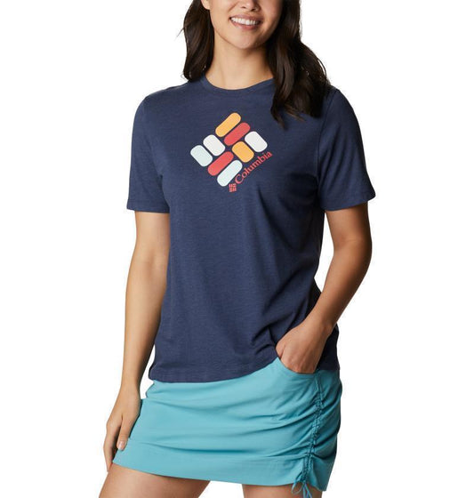 Bluebird Day Relaxed Crew Neck - Womens - Nocturnal Heather / CSC Gem Confetti 1