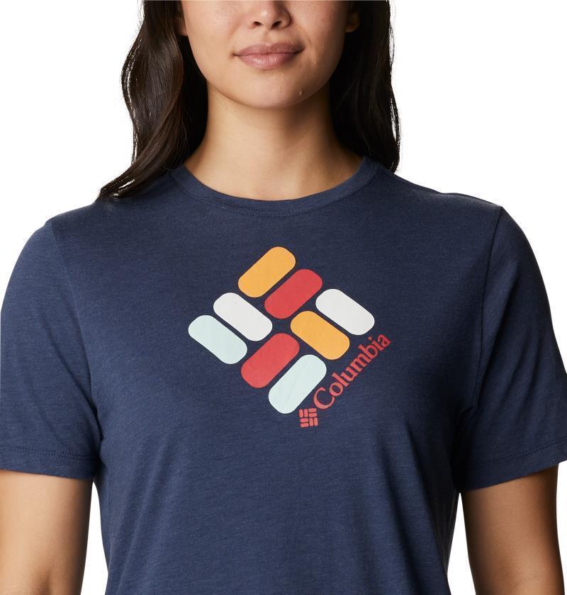 Bluebird Day Relaxed Crew Neck - Womens - Nocturnal Heather / CSC Gem Confetti 5