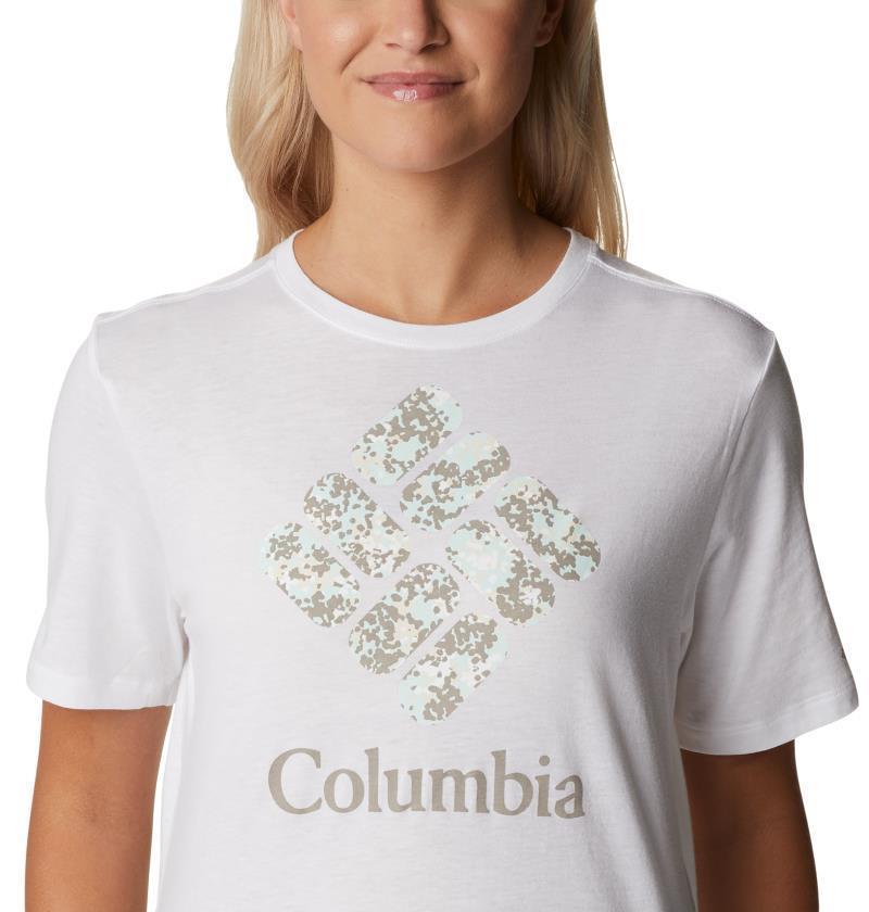 Bluebird Day Relaxed Crew Neck - Womens - White / Stacked Dotty 5